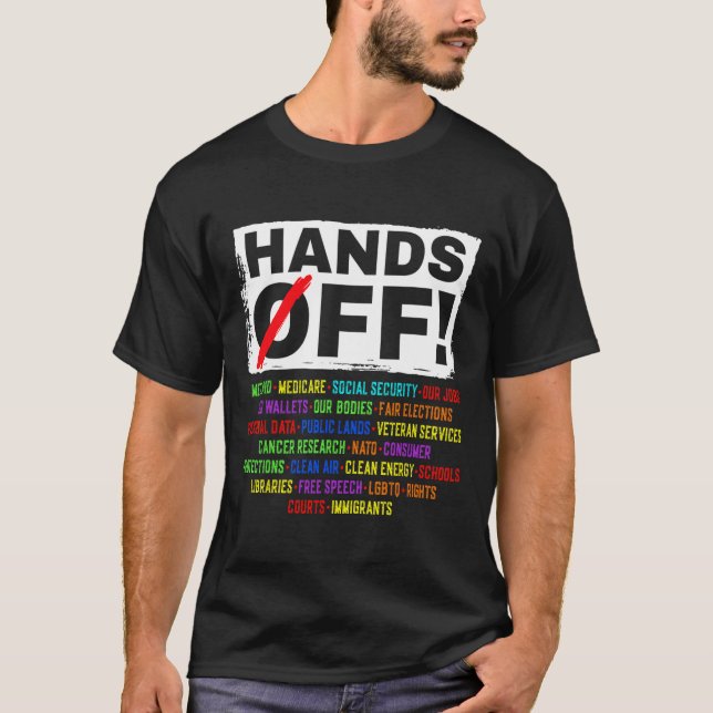 Camiseta Protesto contra segurança social resiste demo de s (Frente)