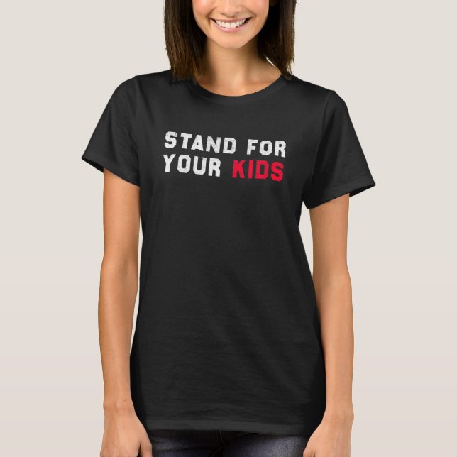 Camiseta Protesto contra seus filhos (Frente)