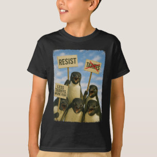 Camiseta Protesto Contra Tarrifs Marcha: Diversão De Ativis