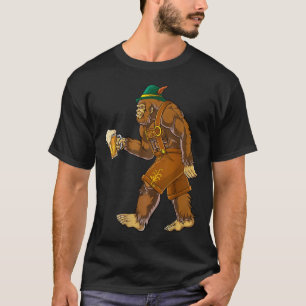 Camiseta Protesto de Homens Engraçados com Pé-Grande Alemão