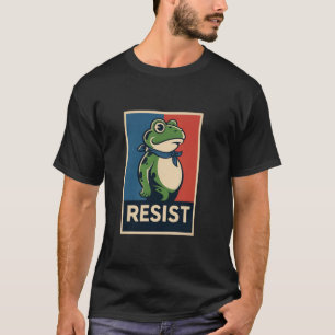 Camiseta Protesto de Sapo de Portland Contra Resistência ao