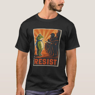 Camiseta Protesto do Sapo de Portland Resiste