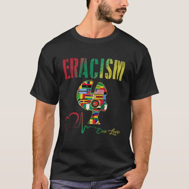 Camiseta Protesto Eracismo Superior (Frente)