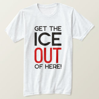 Camiseta Protesto ICE OUT Contra Trump