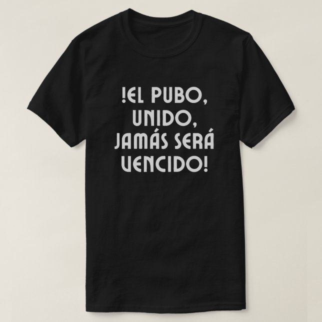 Camiseta Protesto Língua Espanhola ICE (Frente do Design)