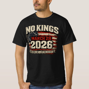 Camiseta Protesto Marcha Sem Reis 28 de Março de 2026