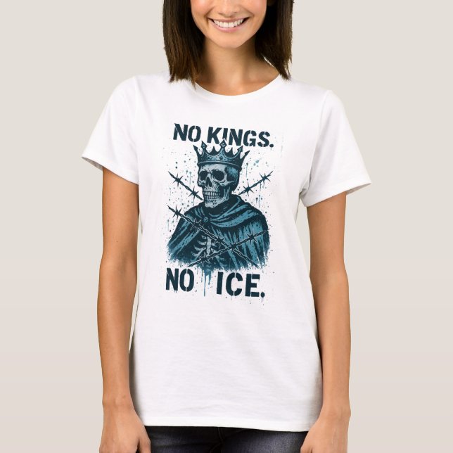 Camiseta Protesto no Dia Sem Reis na América (Frente)