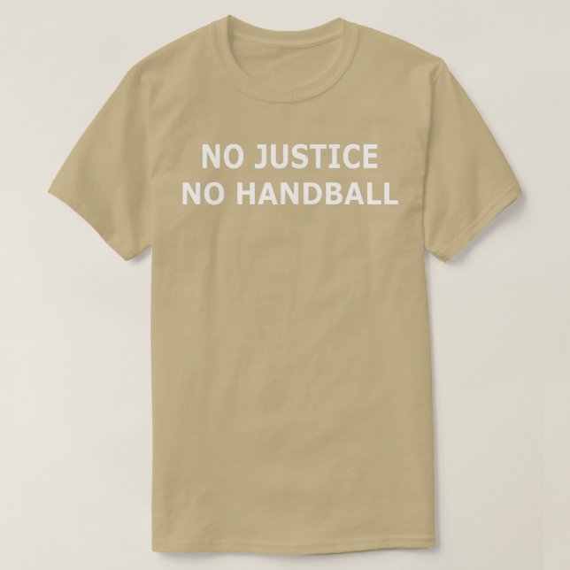 CAMISETA PROTESTO SEM JUSTIÇA DE MANDBOLA (Frente do Design)