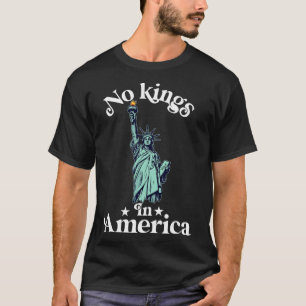 Camiseta Protesto Sem Reis na Bandeira da América Salva Dem