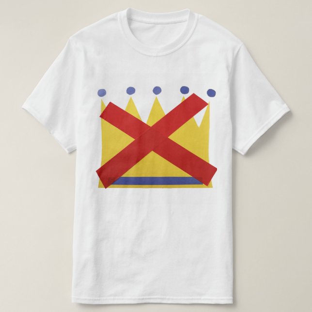 Camiseta Protesto Sem Reis Resiste Unir (Frente do Design)