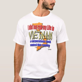 Camiseta Protesto Wall Street do veterinário de Vietnam