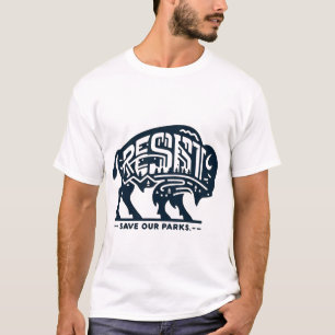 Camiseta Protesto Wild Bison - Salve nossa Declaração de Pa