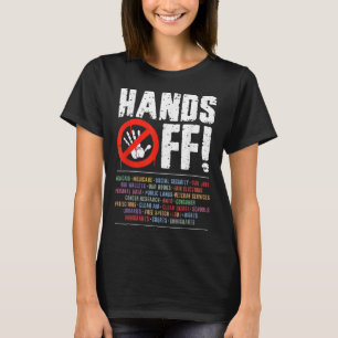 Camiseta Protestos Contra Segurança Social E Medicamento Pr