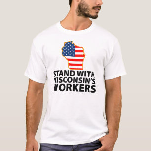 Camiseta Protestos de Wisconsin
