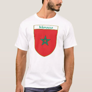 Camiseta Protetor da bandeira de Marrocos