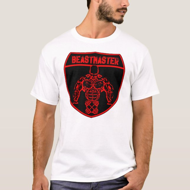 Camiseta Protetor da obscuridade de Beastmaster do músculo (Frente)