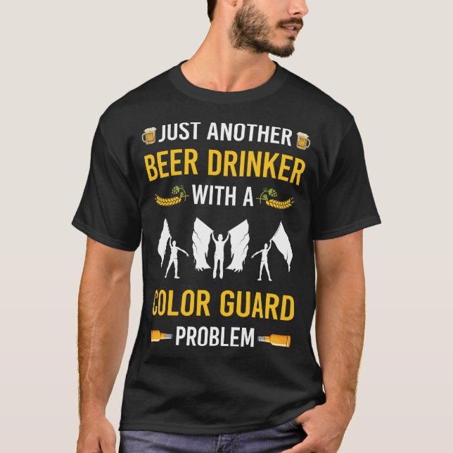 Camiseta Protetor de cor da Guarda de bebedeira (Frente)