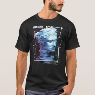 Camiseta protetor de festas de Vaporwave EDM da impressão T