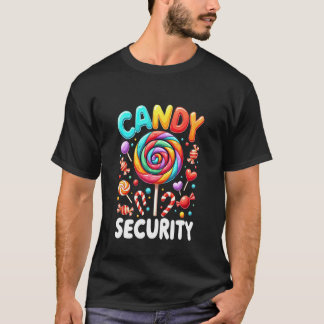 Camiseta Protetor de guloseimas de Halloween Segurança Doce