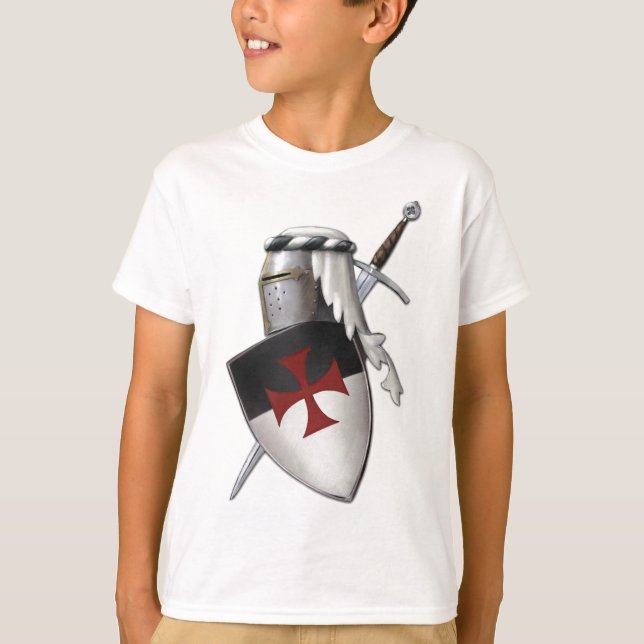 Camiseta Protetor de Templar dos cavaleiros (Frente)