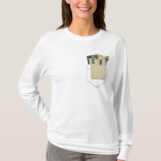 Camiseta Protetor do bolso (Frente)