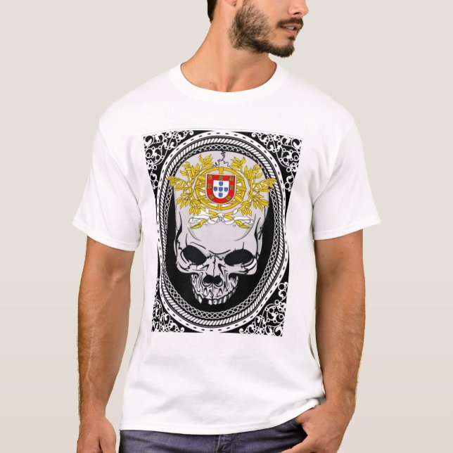 Camiseta Protetor do crânio de Portugal (Frente)