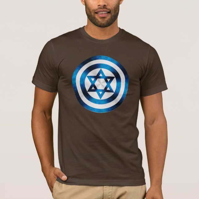 Camiseta Protetor do herói do capitão Israel (Frente)