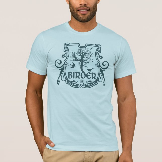 Camiseta Protetor gótico do Birder (Frente)