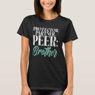 Camiseta Protetor parceiro irmão par