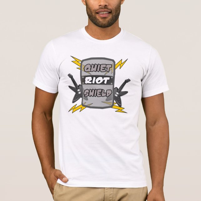 Camiseta Protetor quieto do motim (Frente)