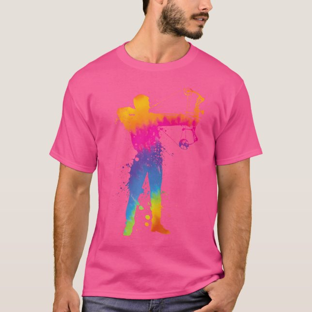 Camiseta Protetores de Braço para Arqueiros Splash Arco Caç (Frente)