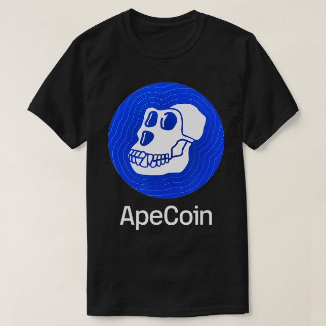 Camiseta Protocolo Descentralizado de Token DAO ApeCoin, AP (Frente do Design)