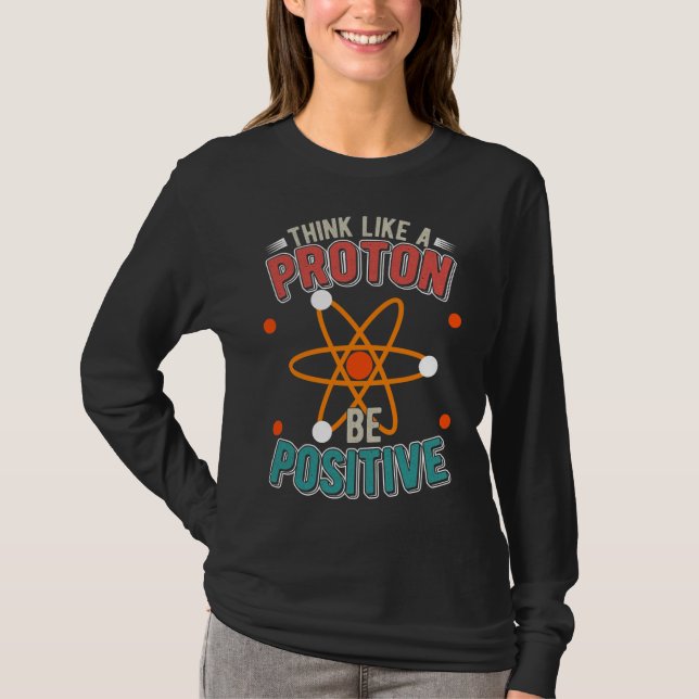 Camiseta Proton Science Humor Physicist Nerd (Frente)