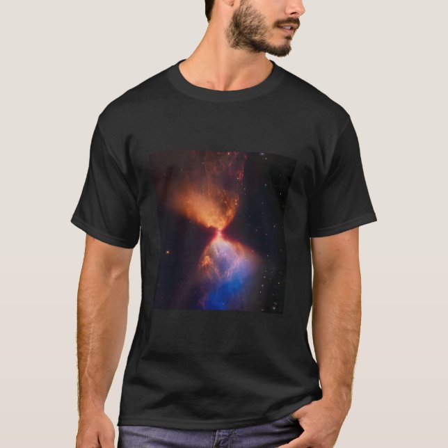 Camiseta Protostar Com Nuvem Nebula L1527 Gala Espacial Ext (Frente)