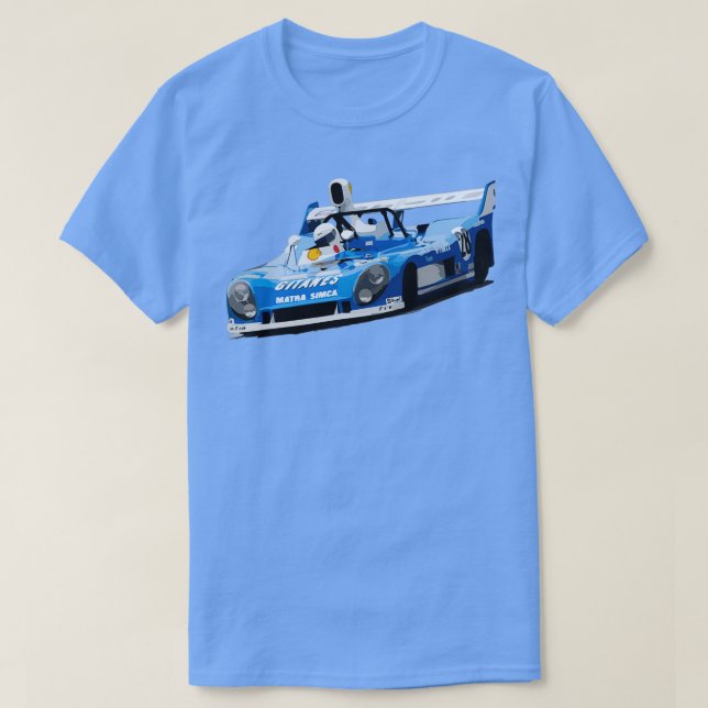 Camiseta Protótipo de Rótulo Matra MS670 (Frente do Design)