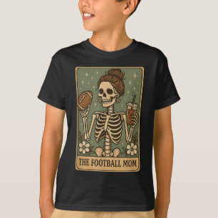 Camiseta Prou do Dia de Jogo do Skeleton da Mãe de Futebol