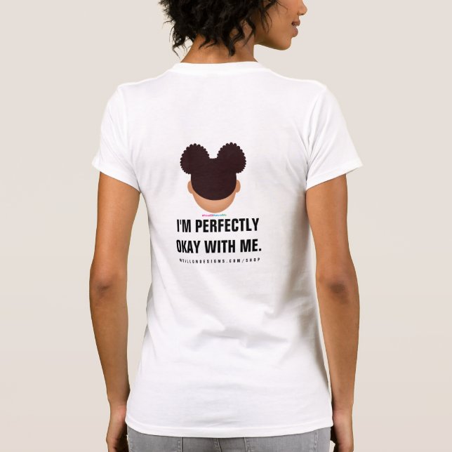 Camiseta #Proud2BNaturalMe Perfeitamente Imperfeito (Verso)