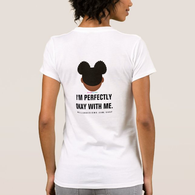 Camiseta #Proud2BNaturalMe Perfeitamente Imperfeito (Verso)