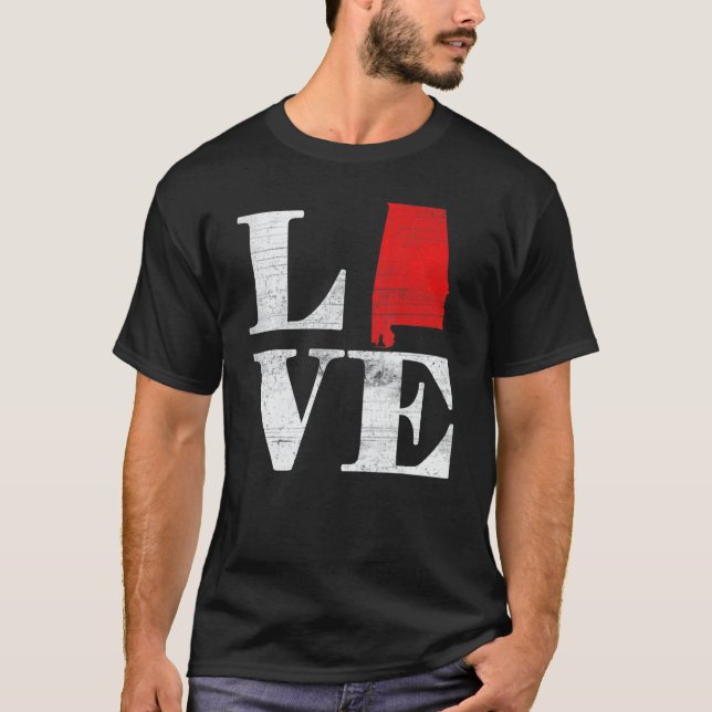 Camiseta Proud America Citizen State Flag Land Map Love Ala (Frente)