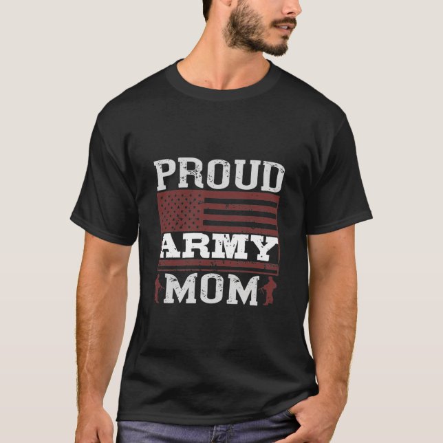 Camiseta Proud Army Mom (Frente)