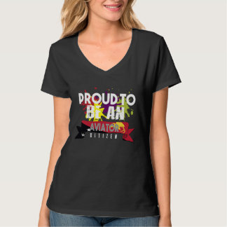 Camiseta Proud aviator citizen Profession career worker wor