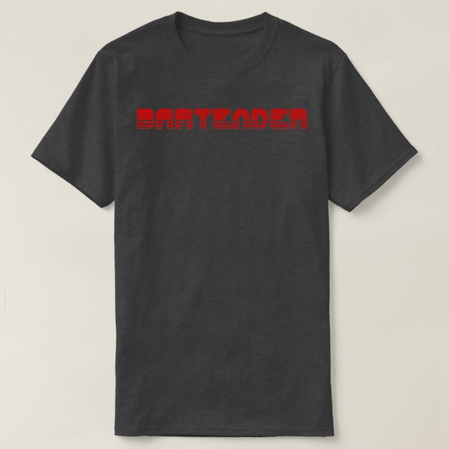 Camiseta Proud Bartender nos EUA (Frente do Design)