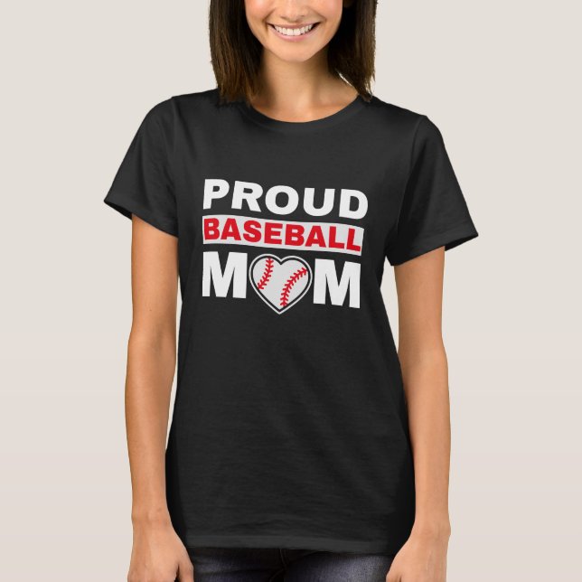 Camiseta Proud Baseball mom (Frente)