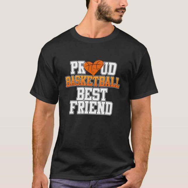 Camiseta Proud Basketball Player Friend Sports Lover Coach  (Frente)
