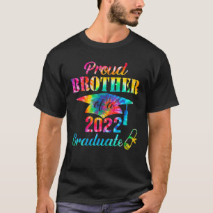 Camiseta Proud Brother Of 2022 Graduate Tie Dye Senior 22 C