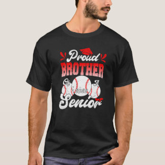 Camiseta Proud Brother of a 2023 Baseball Senior 2023 Gradu