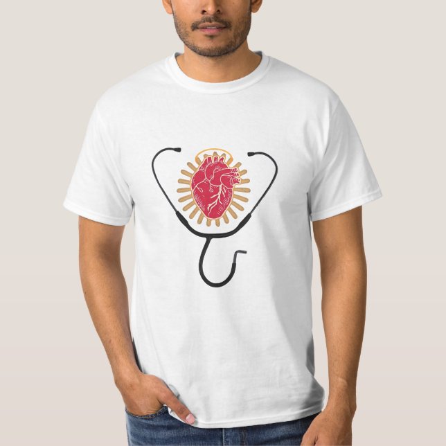 Camiseta Proud Cardiologist Heartbeat (Frente)