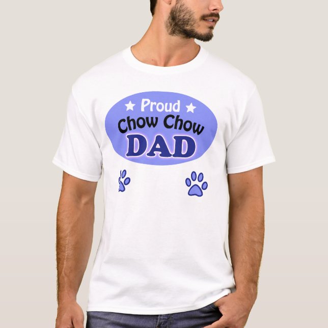 Camiseta Proud Chow Chow Dad (Frente)