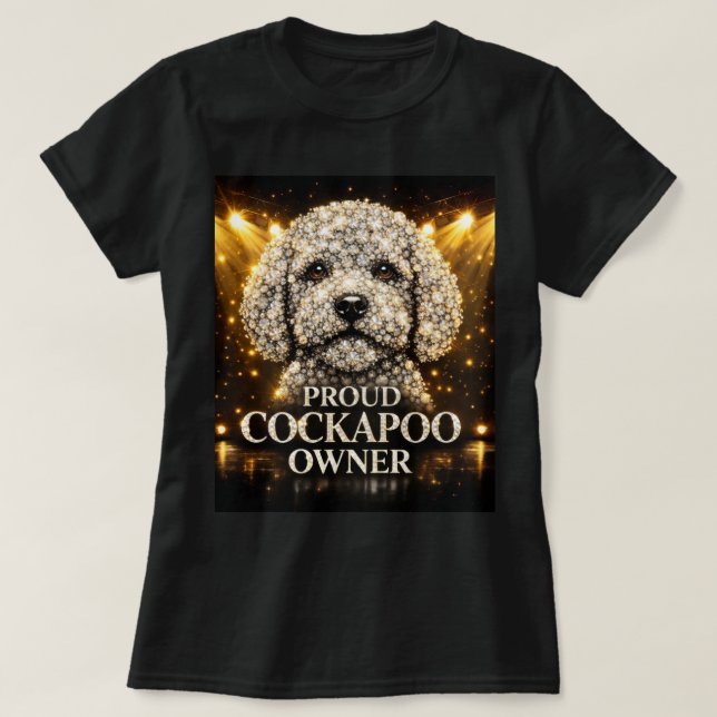 Camiseta Proud Cockapoo Owner Shirt | Dog Lover Gift (Frente do Design)