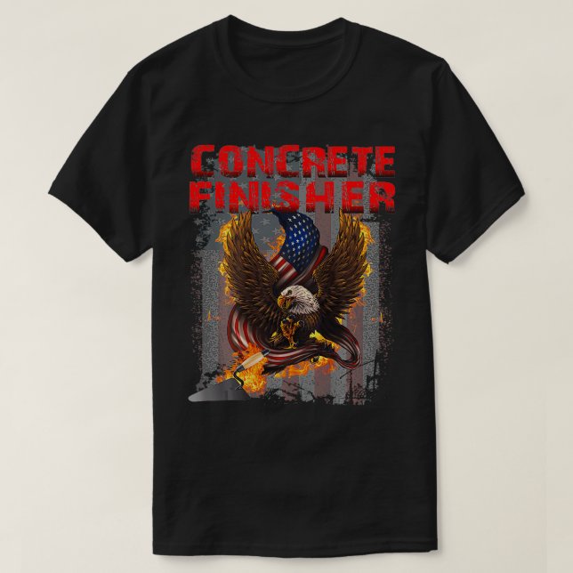 Camiseta Proud Concrete Finisher  (Frente do Design)